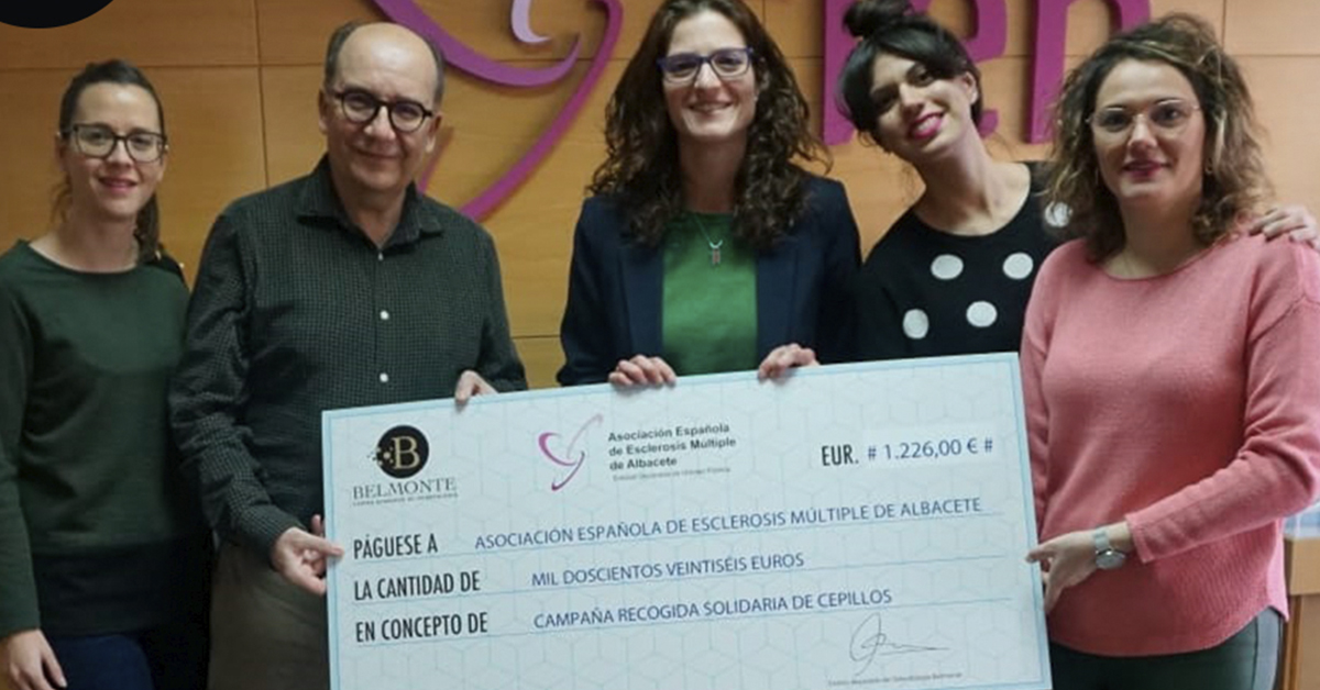 El Centro Avanzado de Odontología Belmonte colabora con la Asociación de Esclerosis Múltiple de Albacete